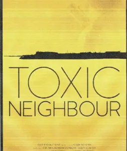 A small hand-knit Toxic Neighbour wool piece